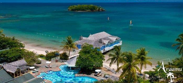 St. Lucia, Sandals Halcyon Beach St. Lucia****